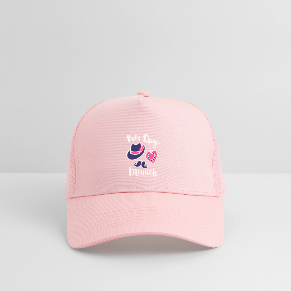 Beer day Trucker Cap - pale pink
