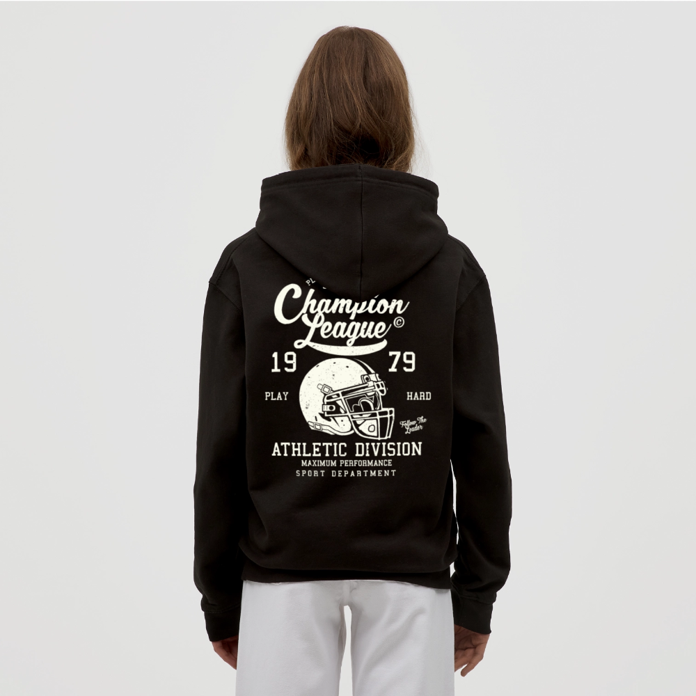 Champion League Unisex Hoodie - black
