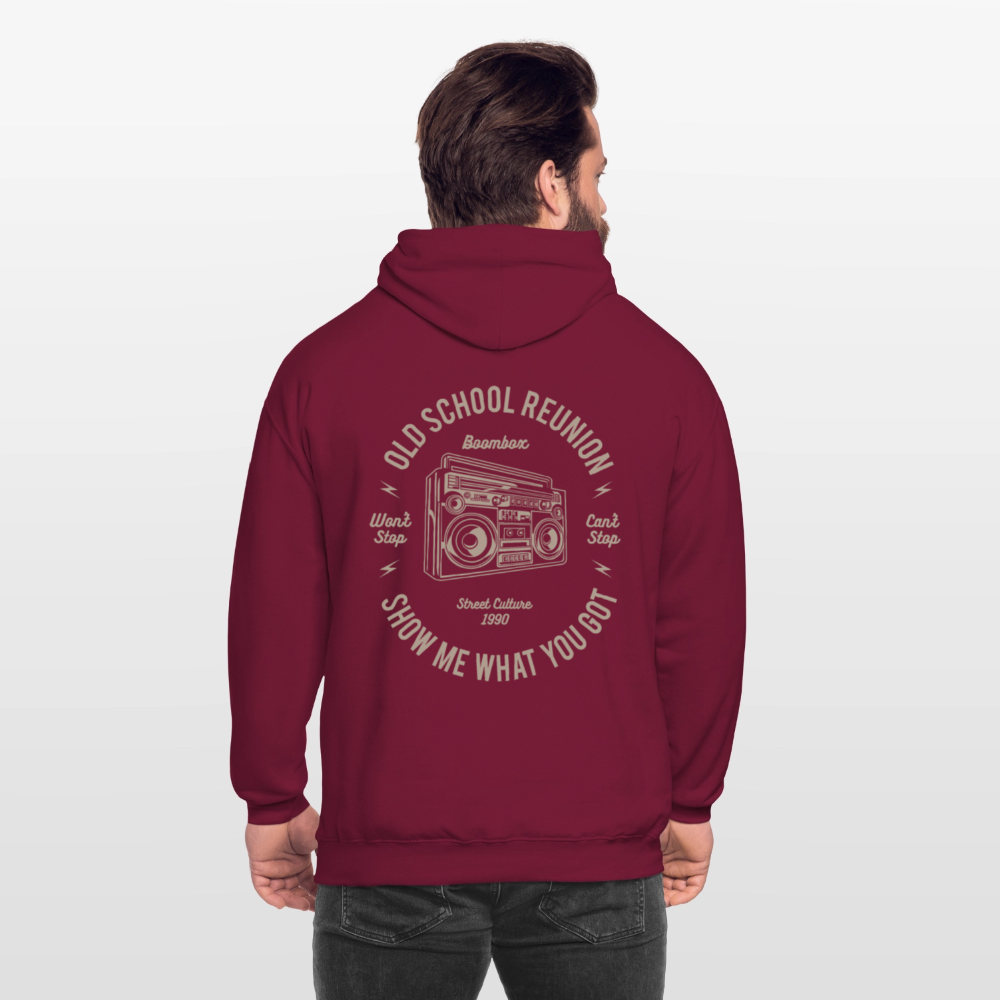 Old school reunion Unisex Hoodie - bordeaux