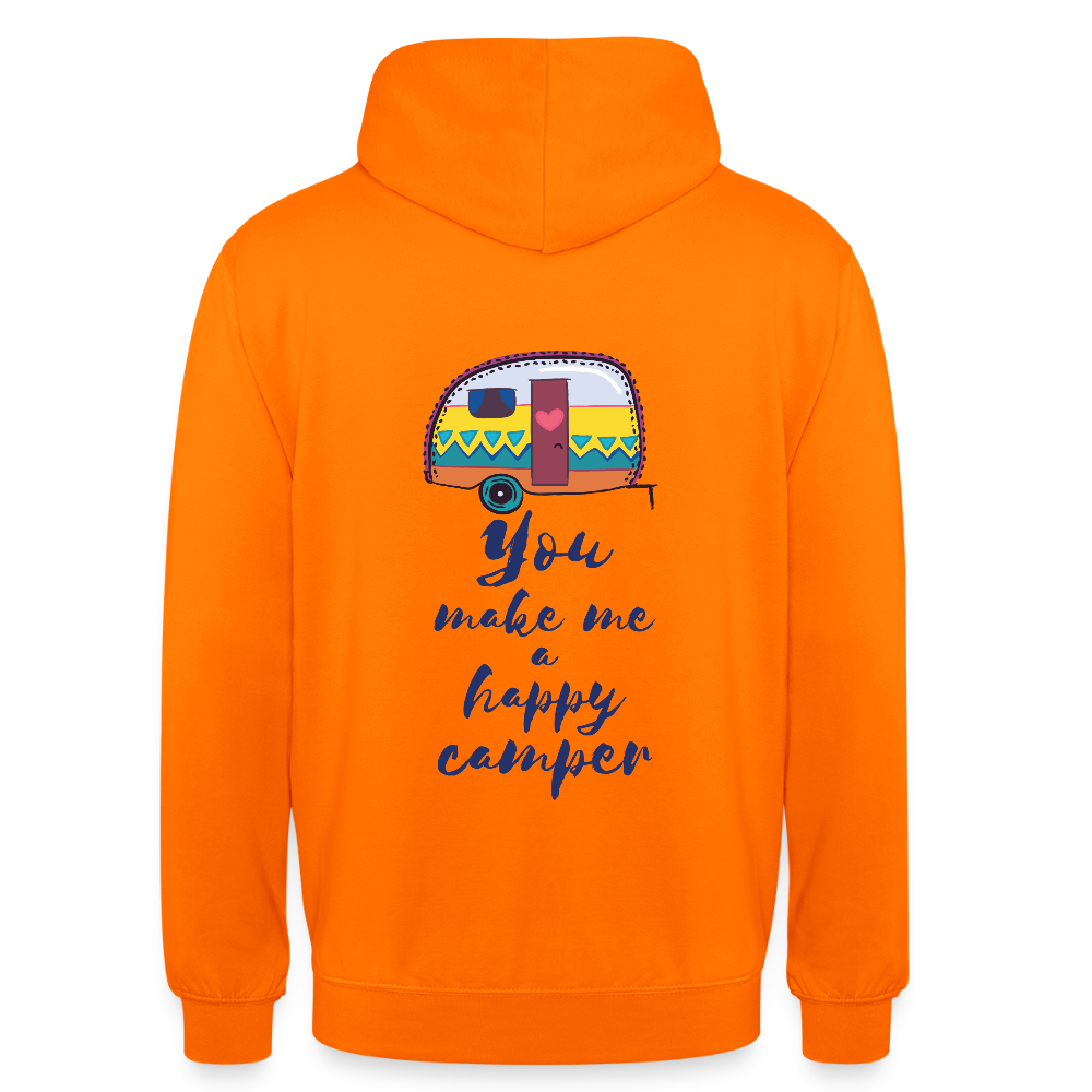 Camper quote Unisex Hoodie - orange