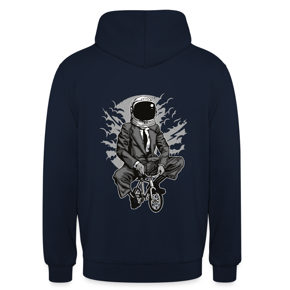 Bike to the moon Unisex Hoodie - navy