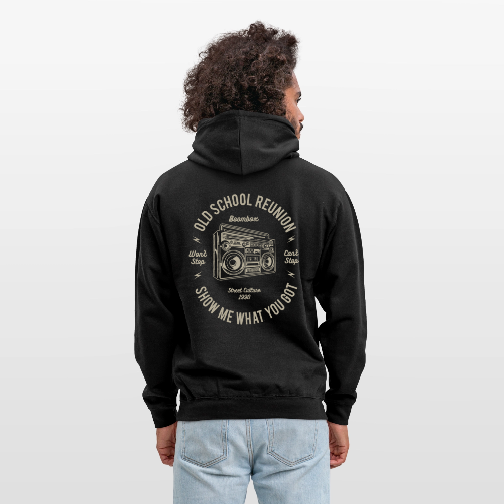Old school reunion Unisex Hoodie - black