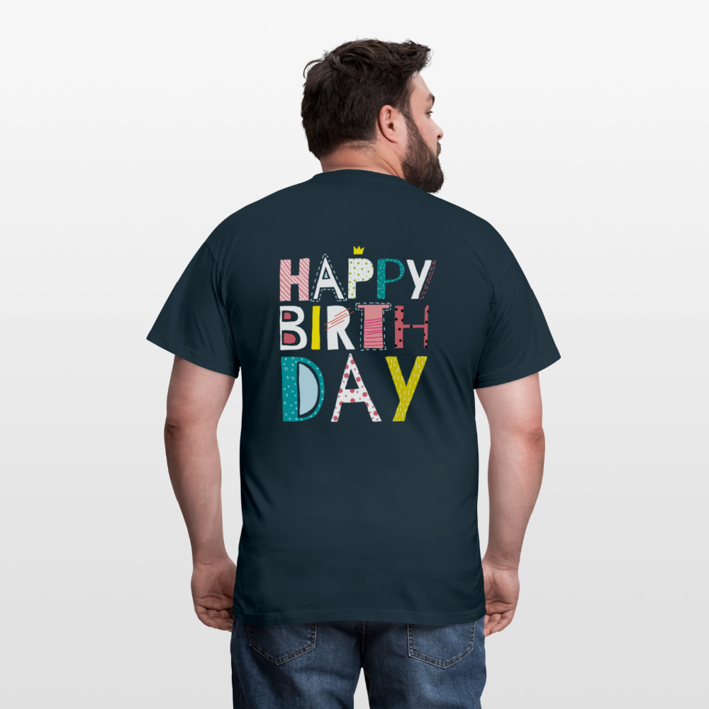 Happy birthday Men's T-Shirt - navy