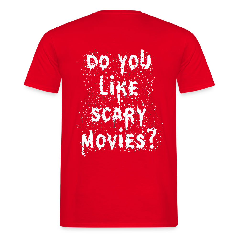 Scary movies Men's T-Shirt - red