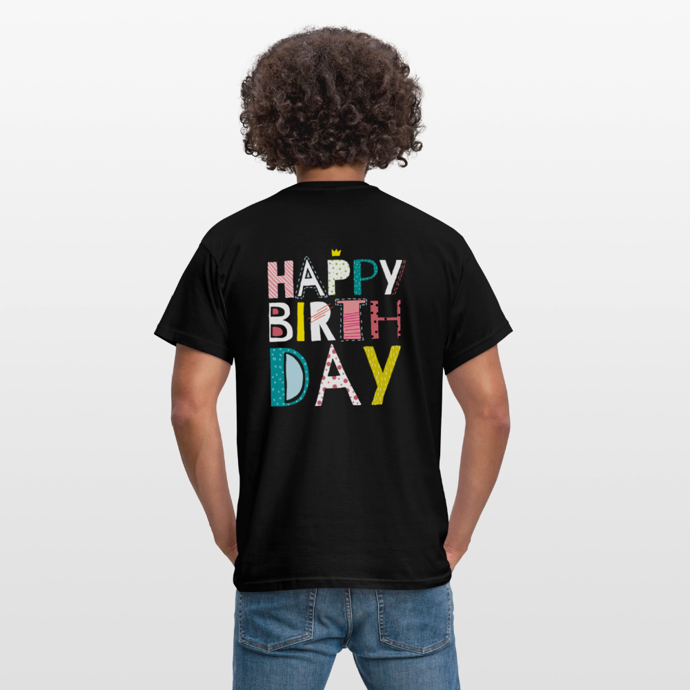 Happy birthday Men's T-Shirt - black