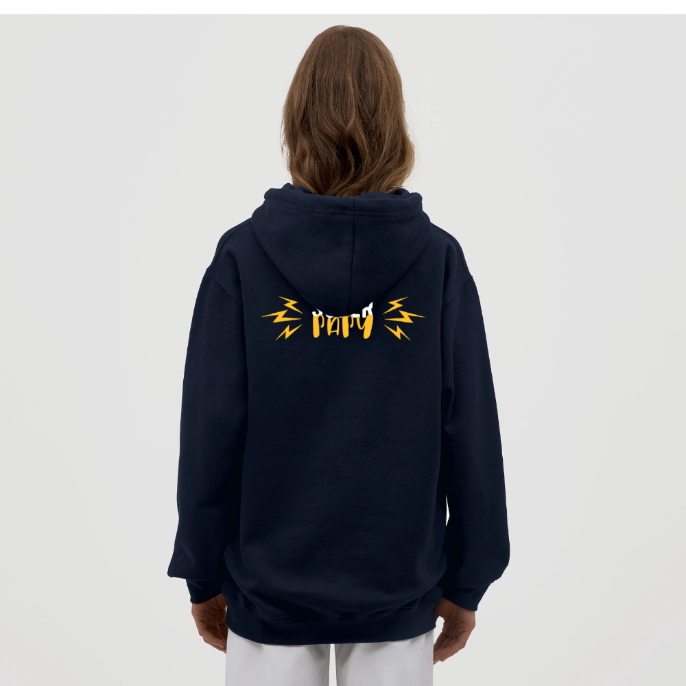 Super Papy 3 Unisex Hoodie - navy
