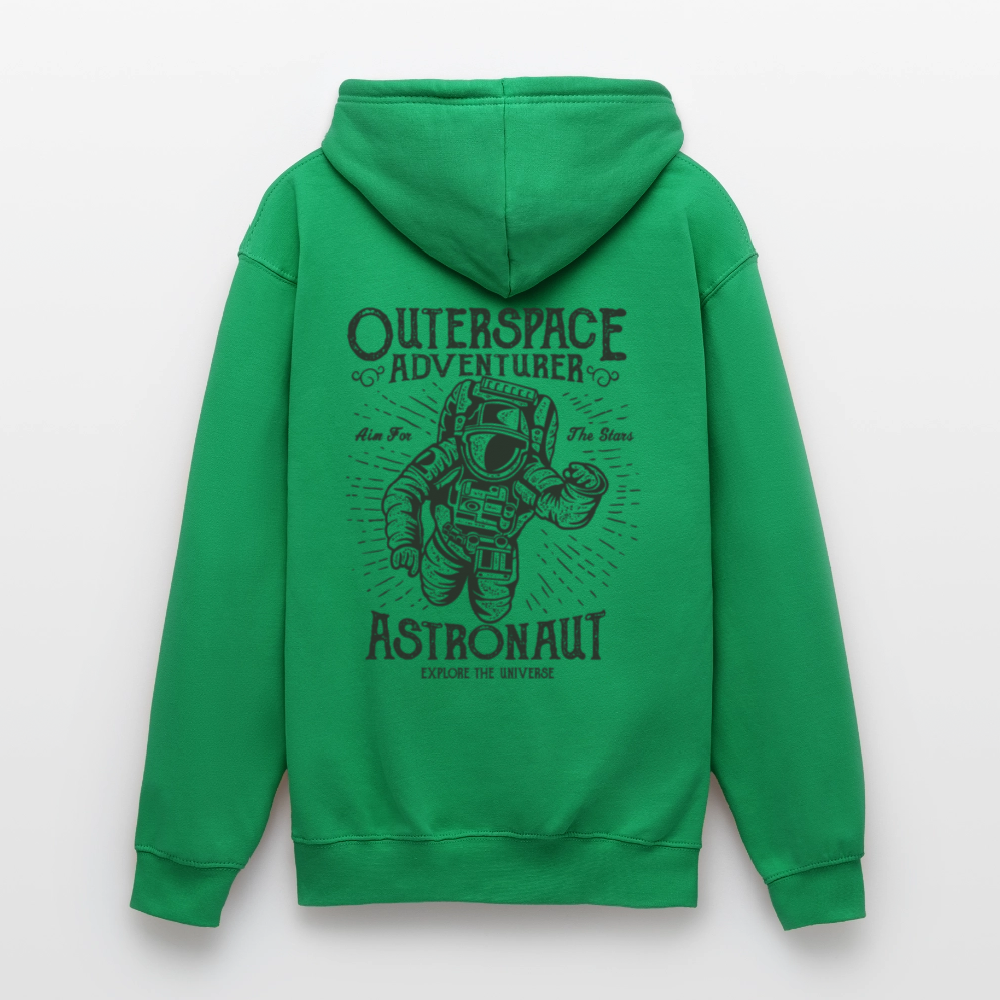 Astronaut Design Unisex Hoodie - kelly green