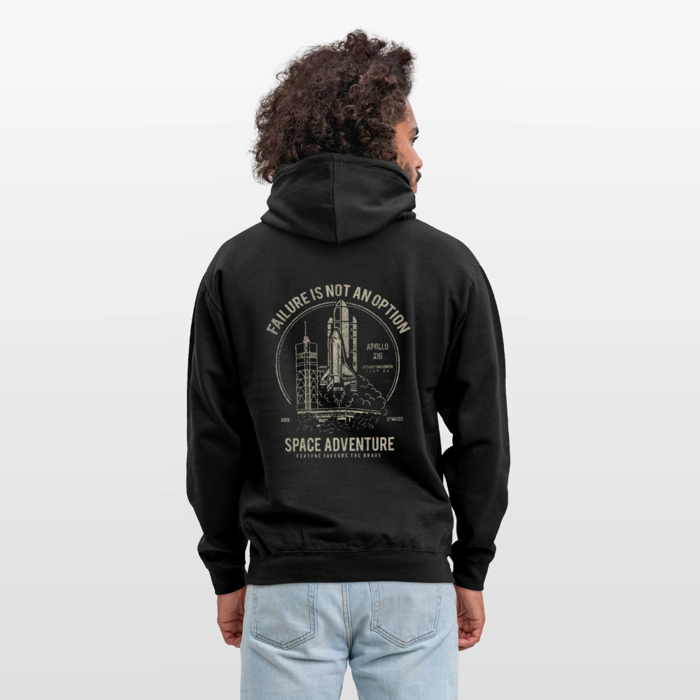 Space Adventure Unisex Hoodie - black