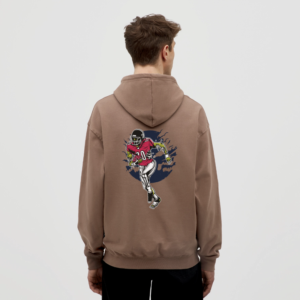 Zombie footballer Unisex Hoodie - mocha