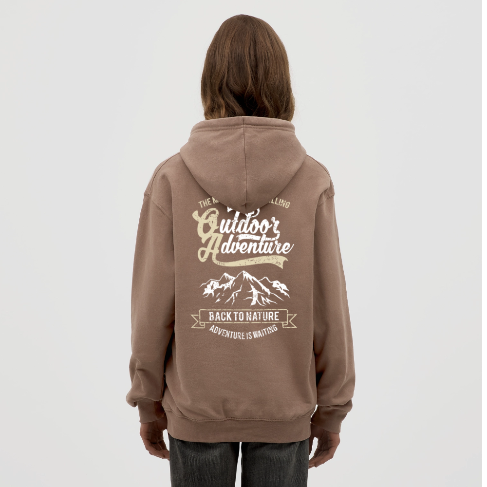 Outdoor Adventure Unisex Hoodie - mocha