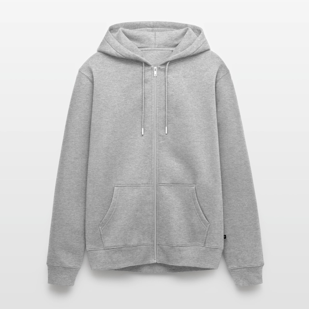 Train Insane Men's Premium Hooded Jacket - heather grey