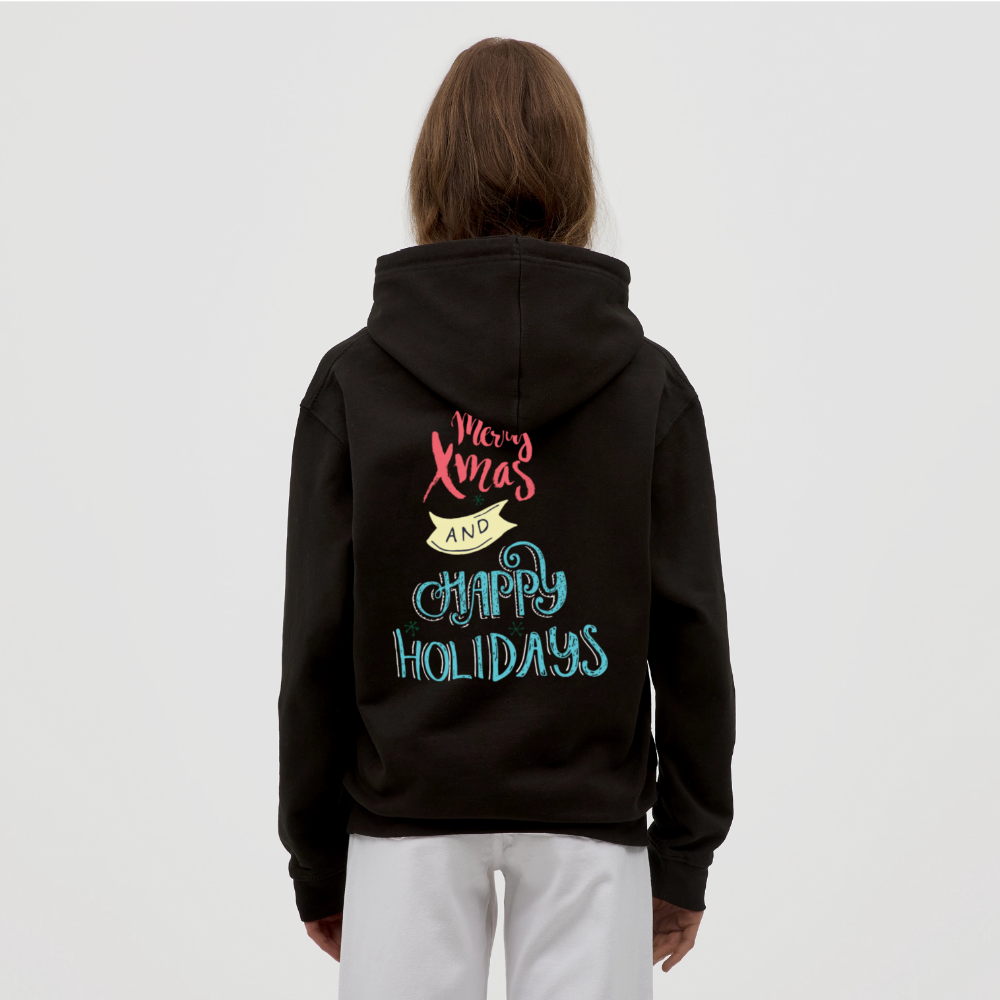 MerryChristmas Unisex Hoodie - black