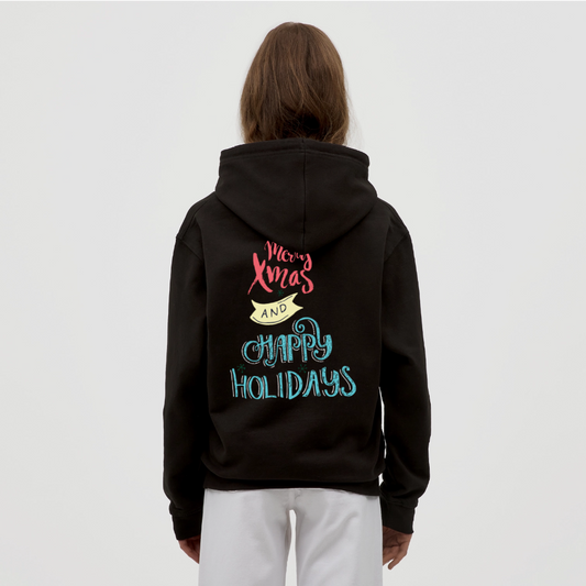 MerryChristmas Unisex Hoodie - black
