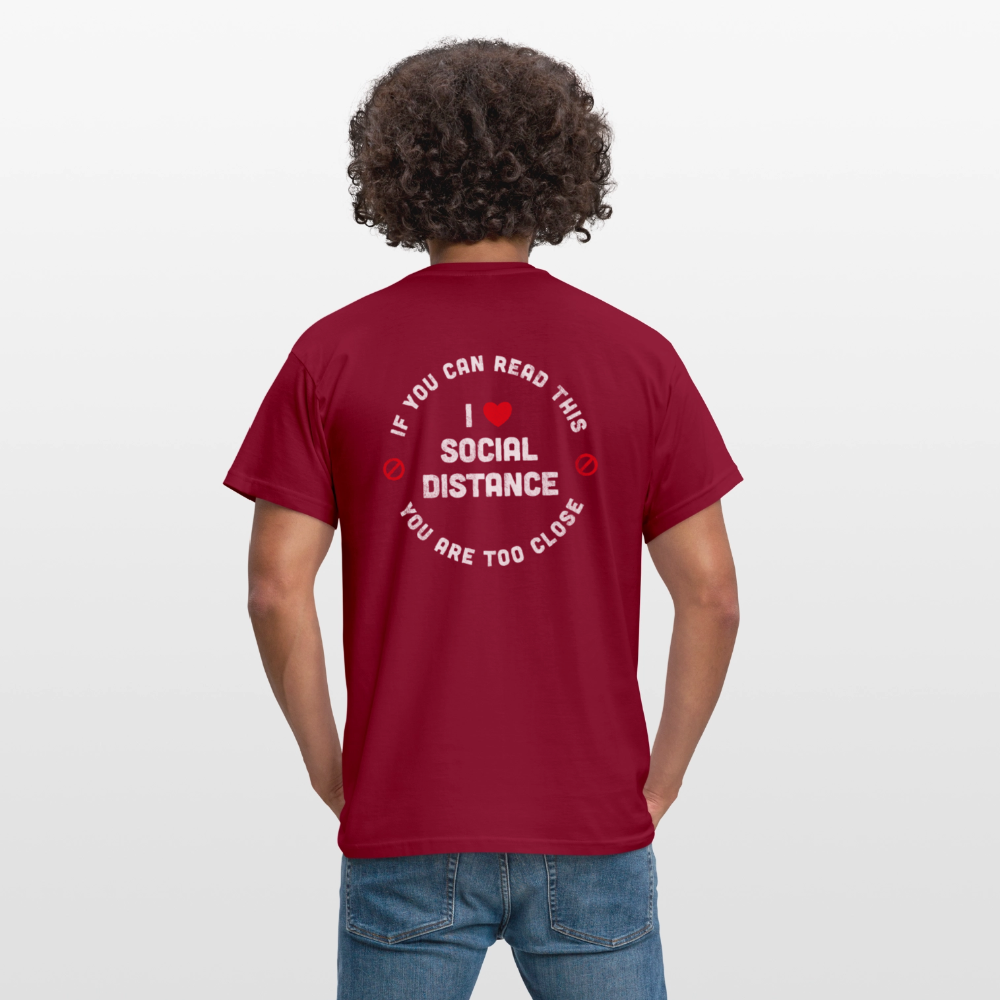 if you can read this Men's T-Shirt - brick red