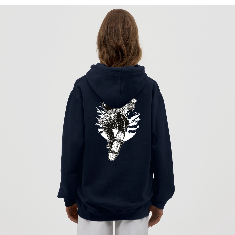 Astraunaut Space Skater Unisex Hoodie - navy