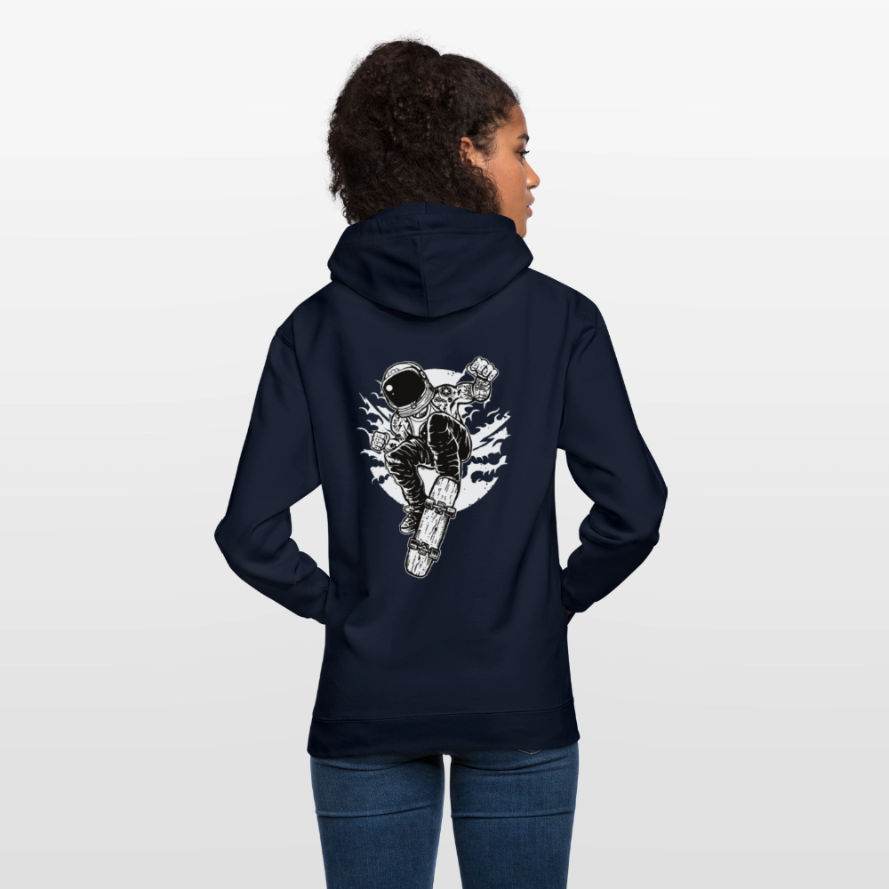 Astraunaut Space Skater Unisex Hoodie - navy