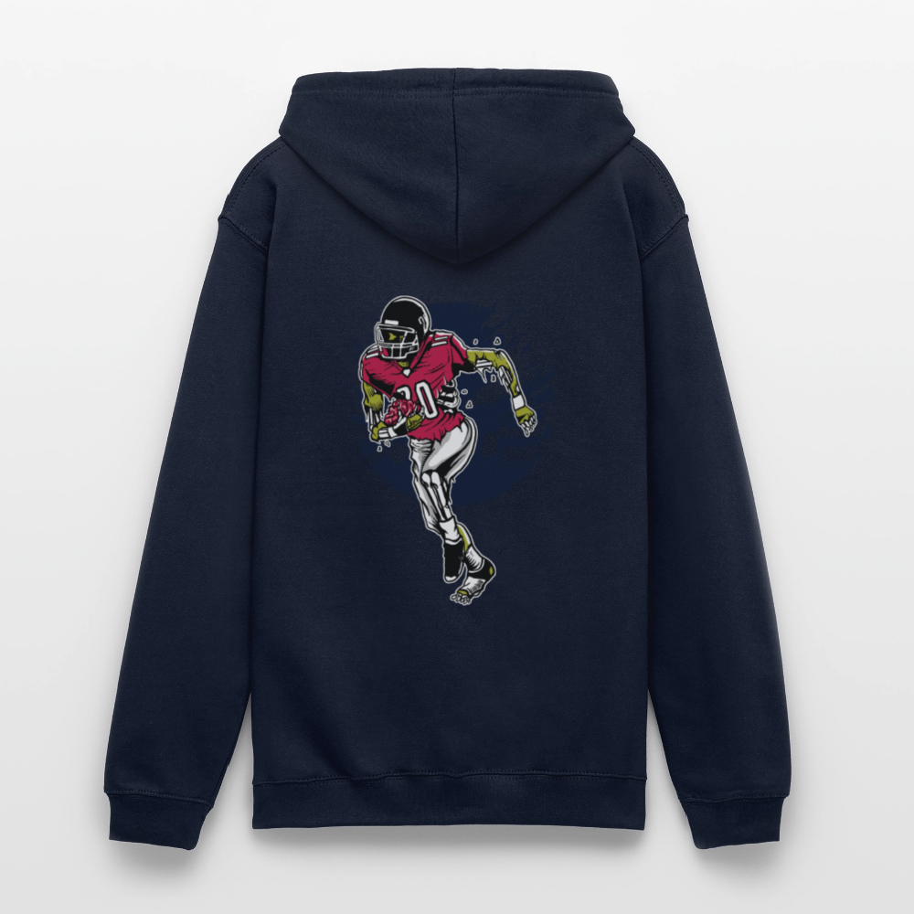 Zombie footballer Unisex Hoodie - navy