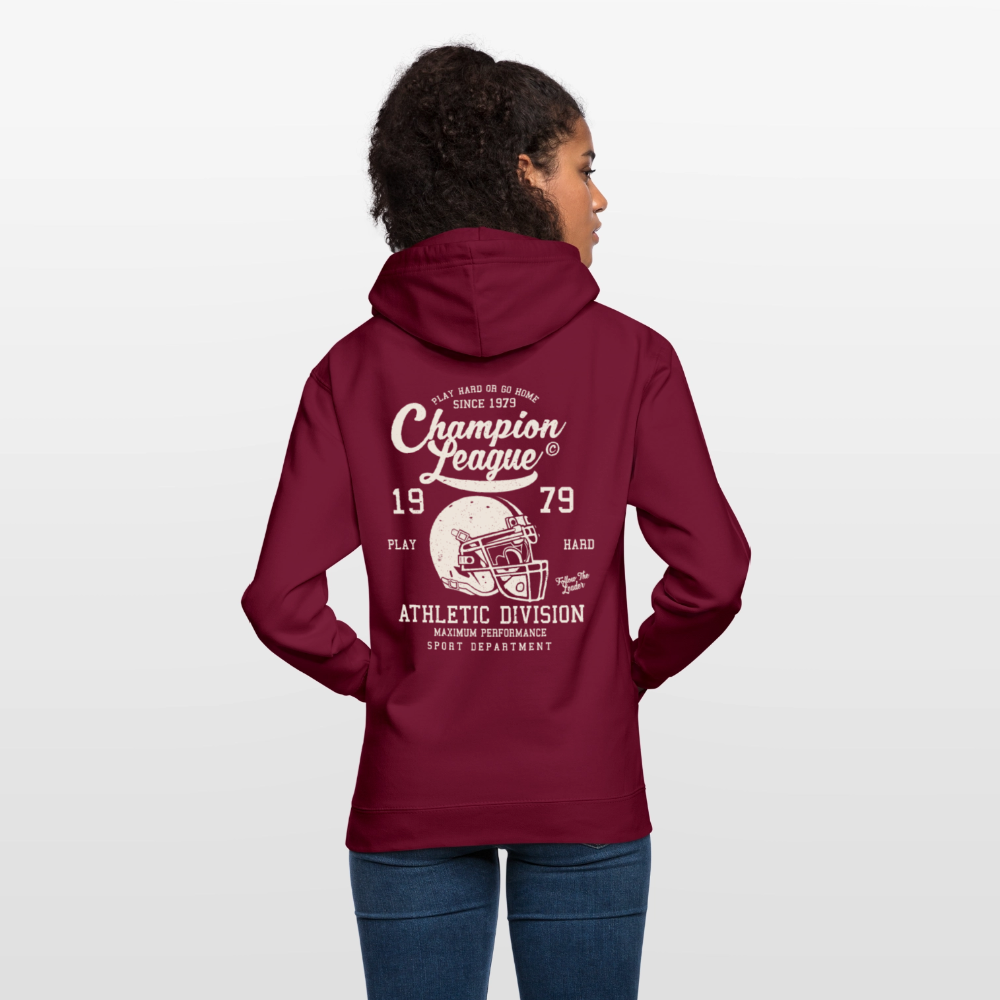 Champion League Unisex Hoodie - bordeaux