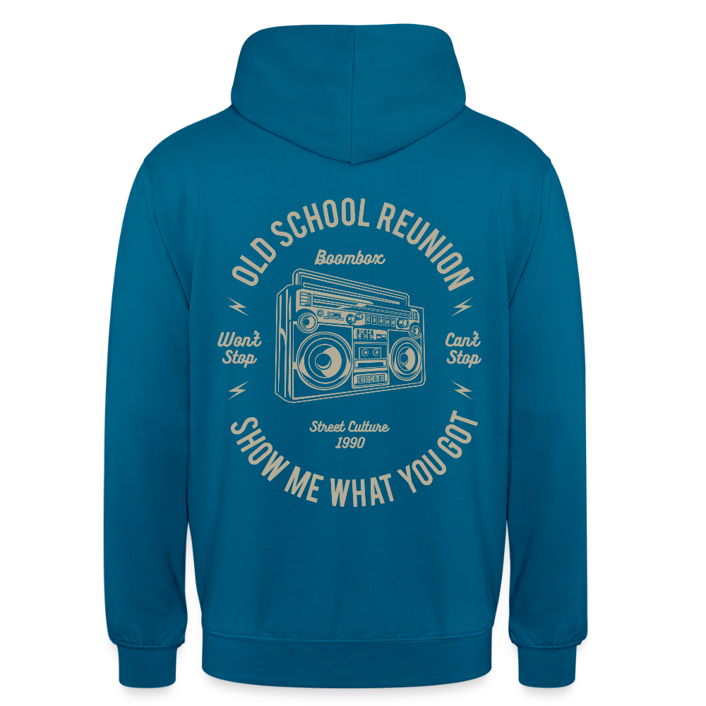 Old school reunion Unisex Hoodie - deep sea blue 