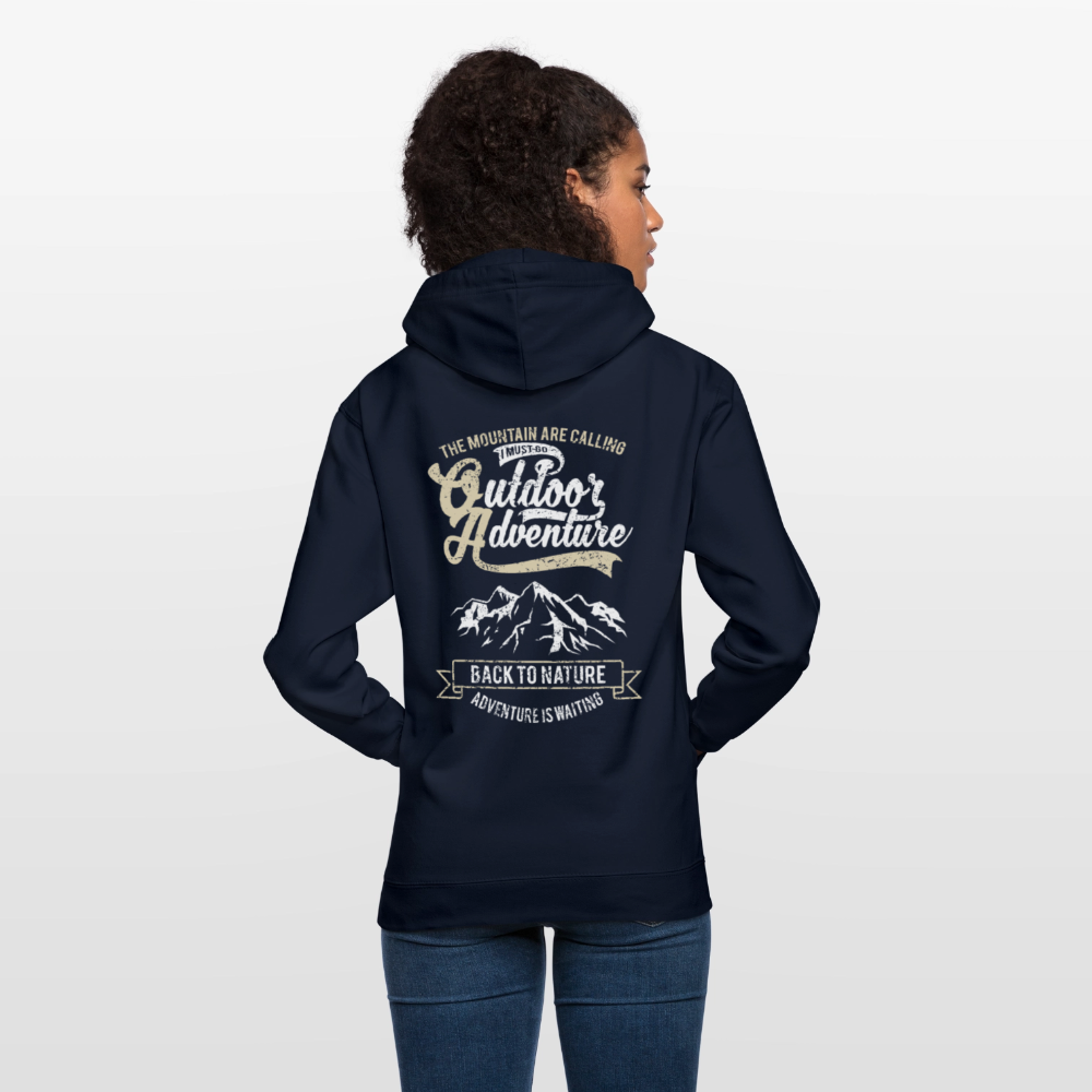 Outdoor Adventure Unisex Hoodie - navy