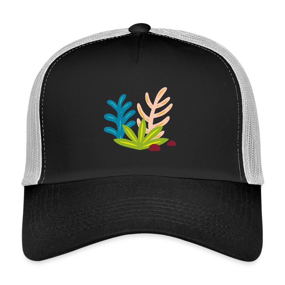 Plants Trucker Cap - black/stone grey