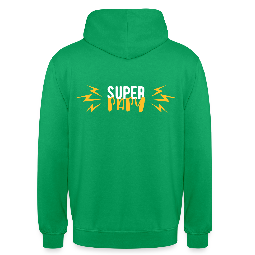 Super Papy 3 Unisex Hoodie - kelly green