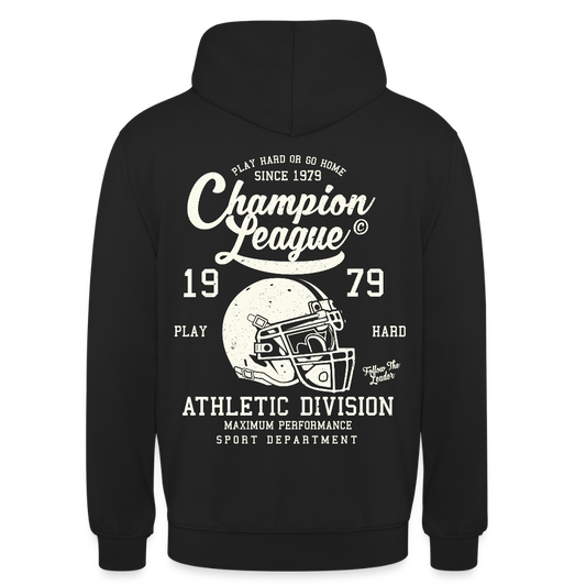 Champion League Unisex Hoodie - black