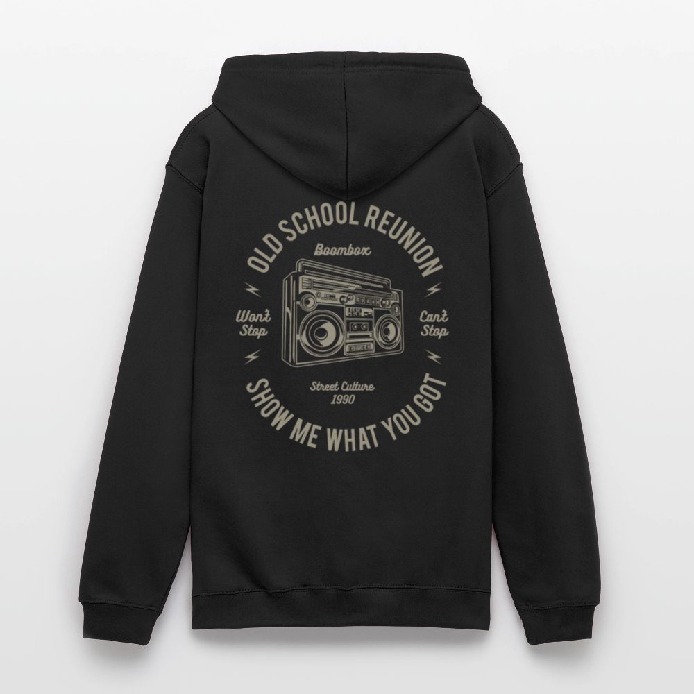 Old school reunion Unisex Hoodie - black