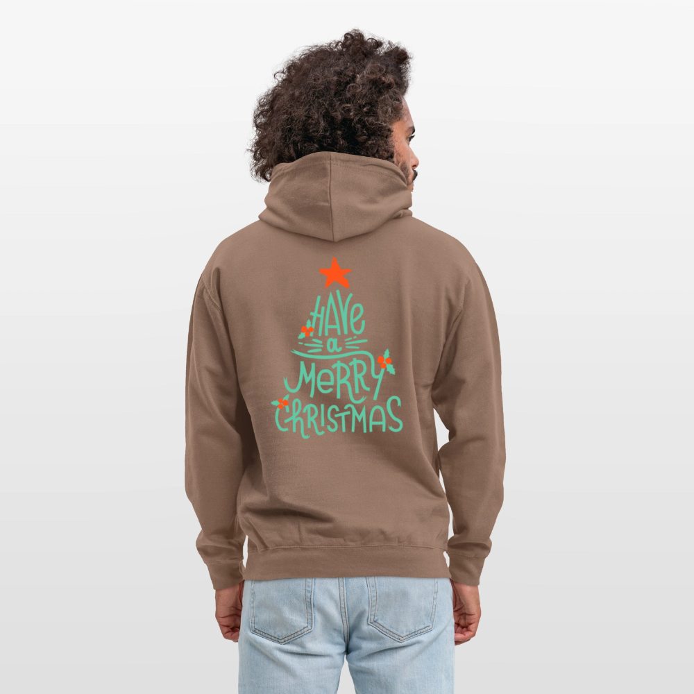 Merry christmas Unisex Hoodie - mocha
