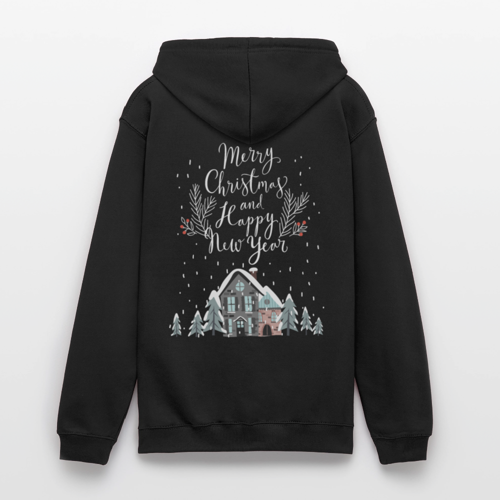 Christmas Quote Unisex Hoodie - black