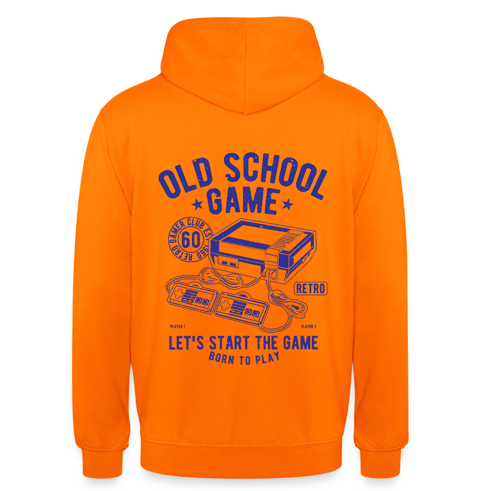 Oldschool game Unisex Hoodie - orange