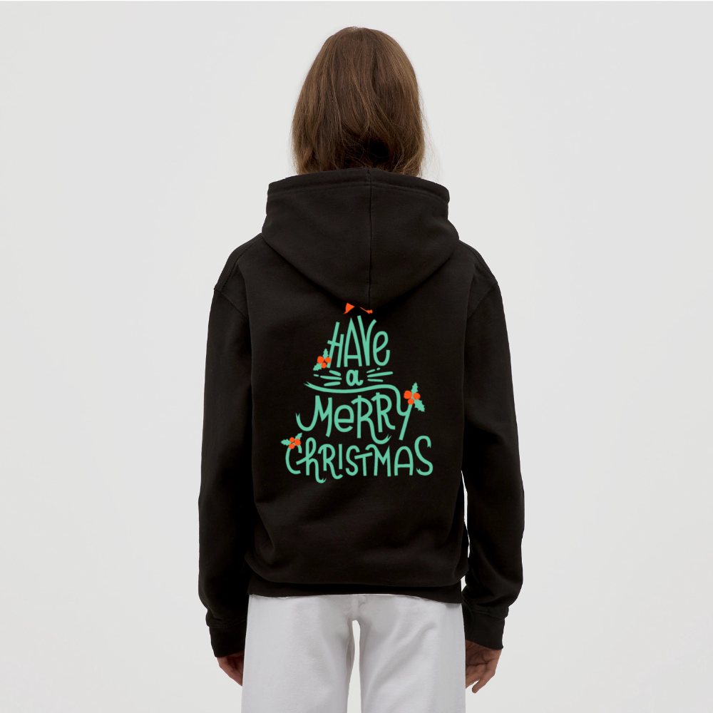 Merry christmas Unisex Hoodie - black
