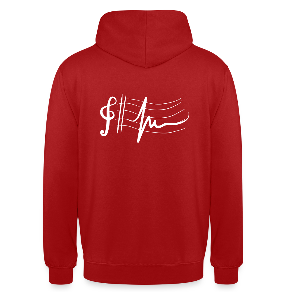 I love music Unisex Hoodie - red