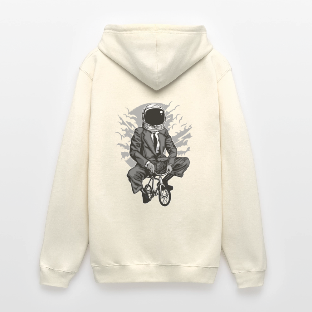 Bike to the moon Unisex Hoodie - vanilla