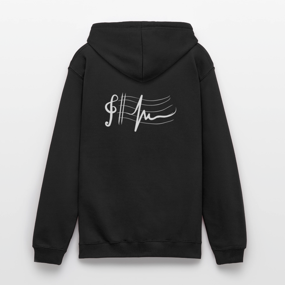 I love music Unisex Hoodie - black