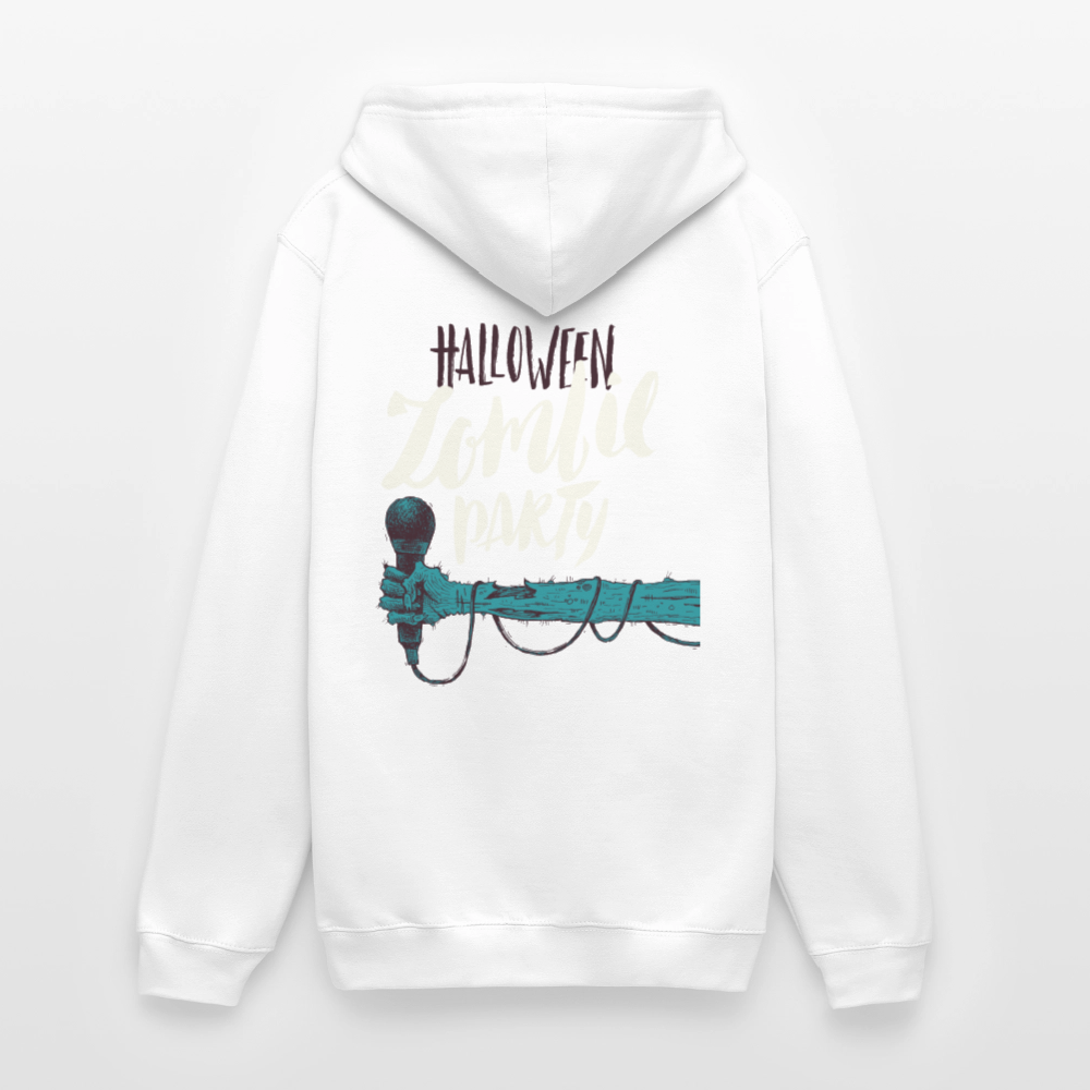 Halloween zombie party Unisex Hoodie - white