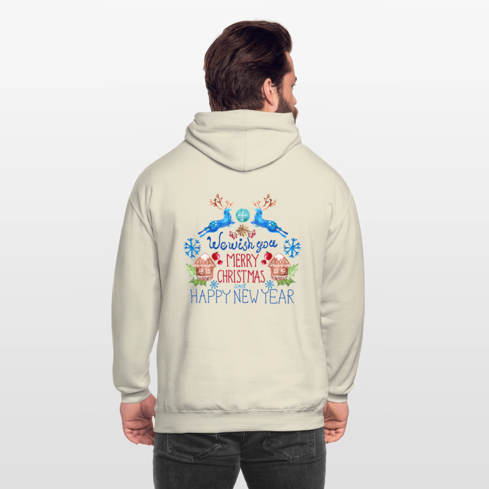 Merry christmas and happy new year Unisex Hoodie - vanilla