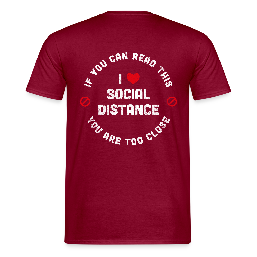 if you can read this Men's T-Shirt - brick red