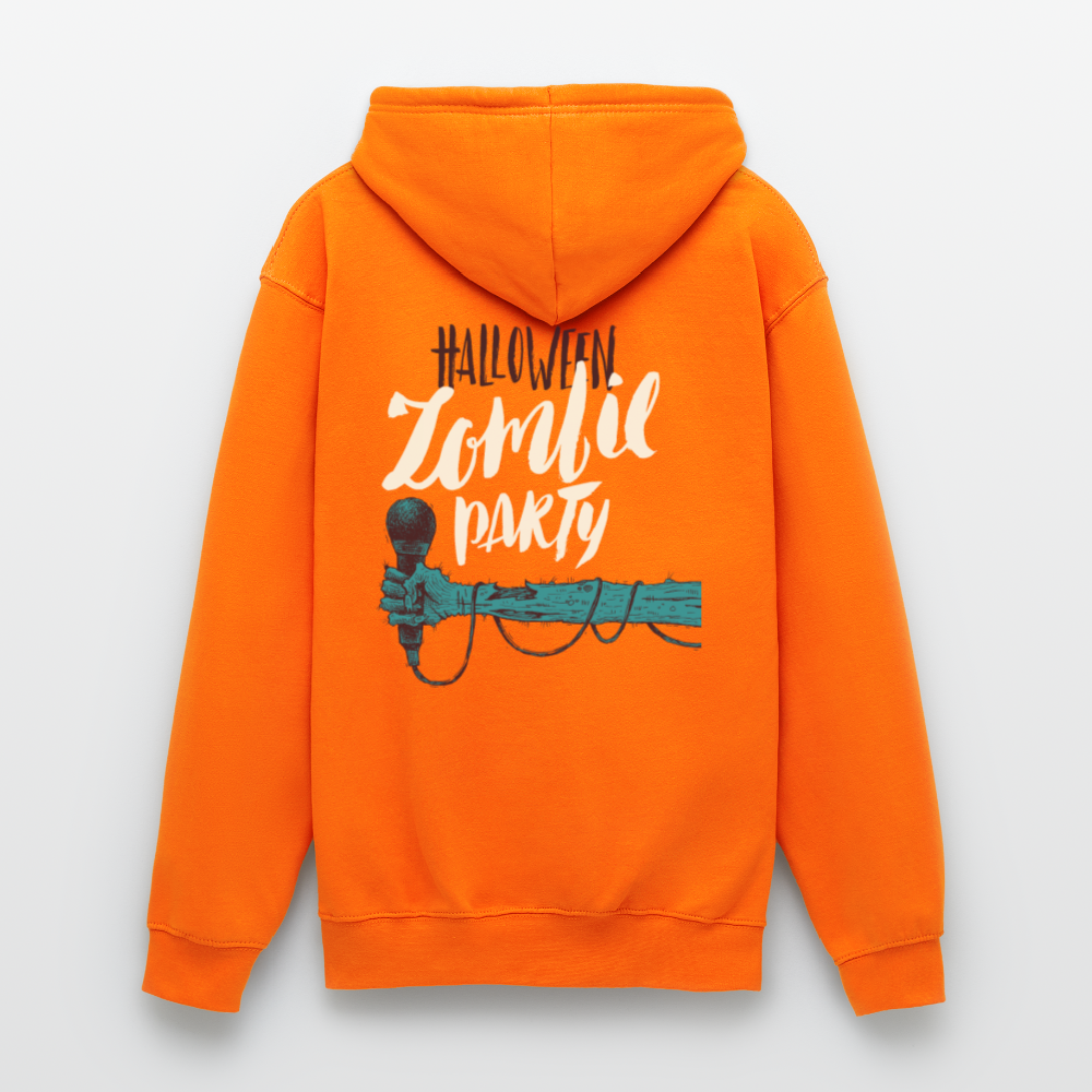 Halloween zombie party Unisex Hoodie - orange