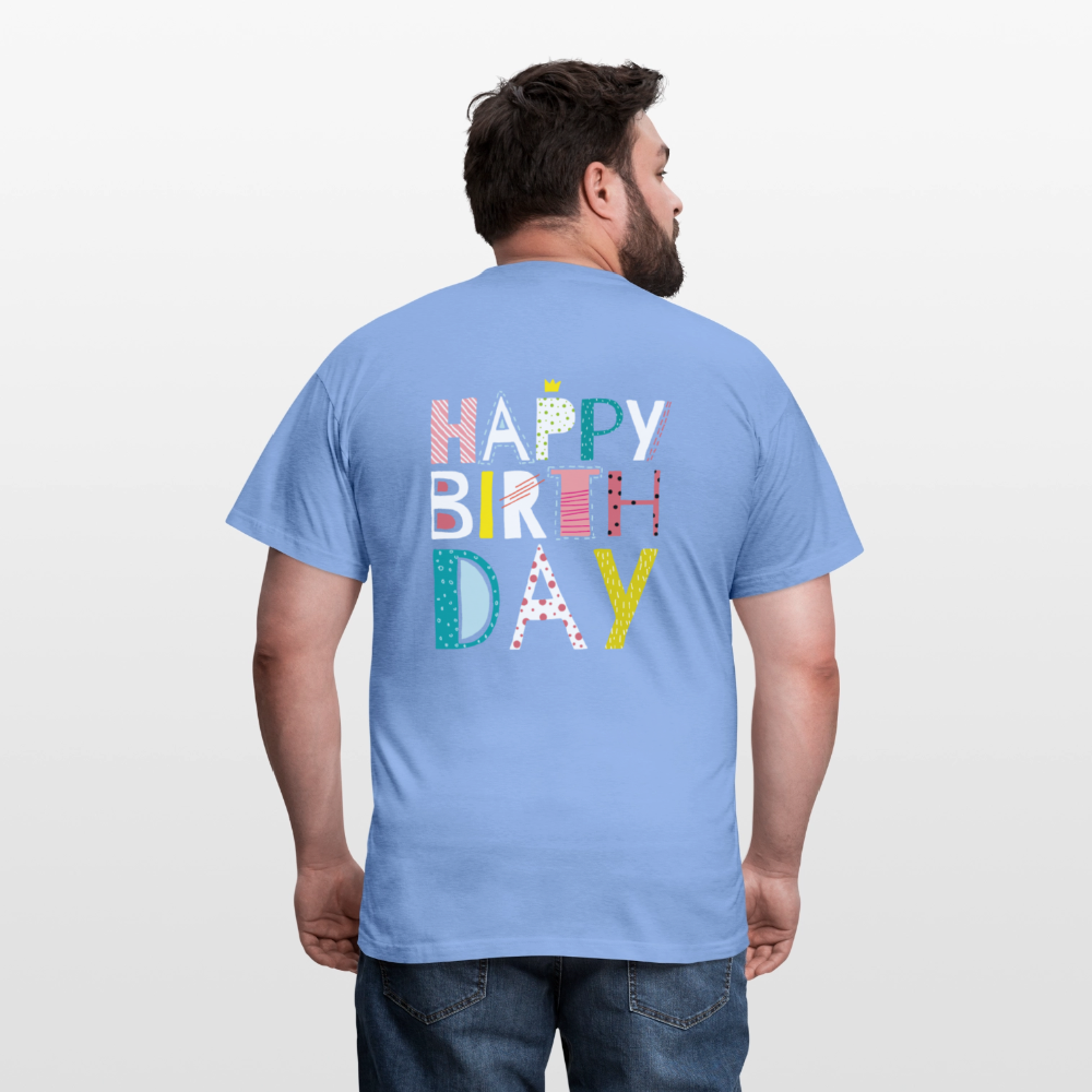 Happy birthday Men's T-Shirt - carolina blue