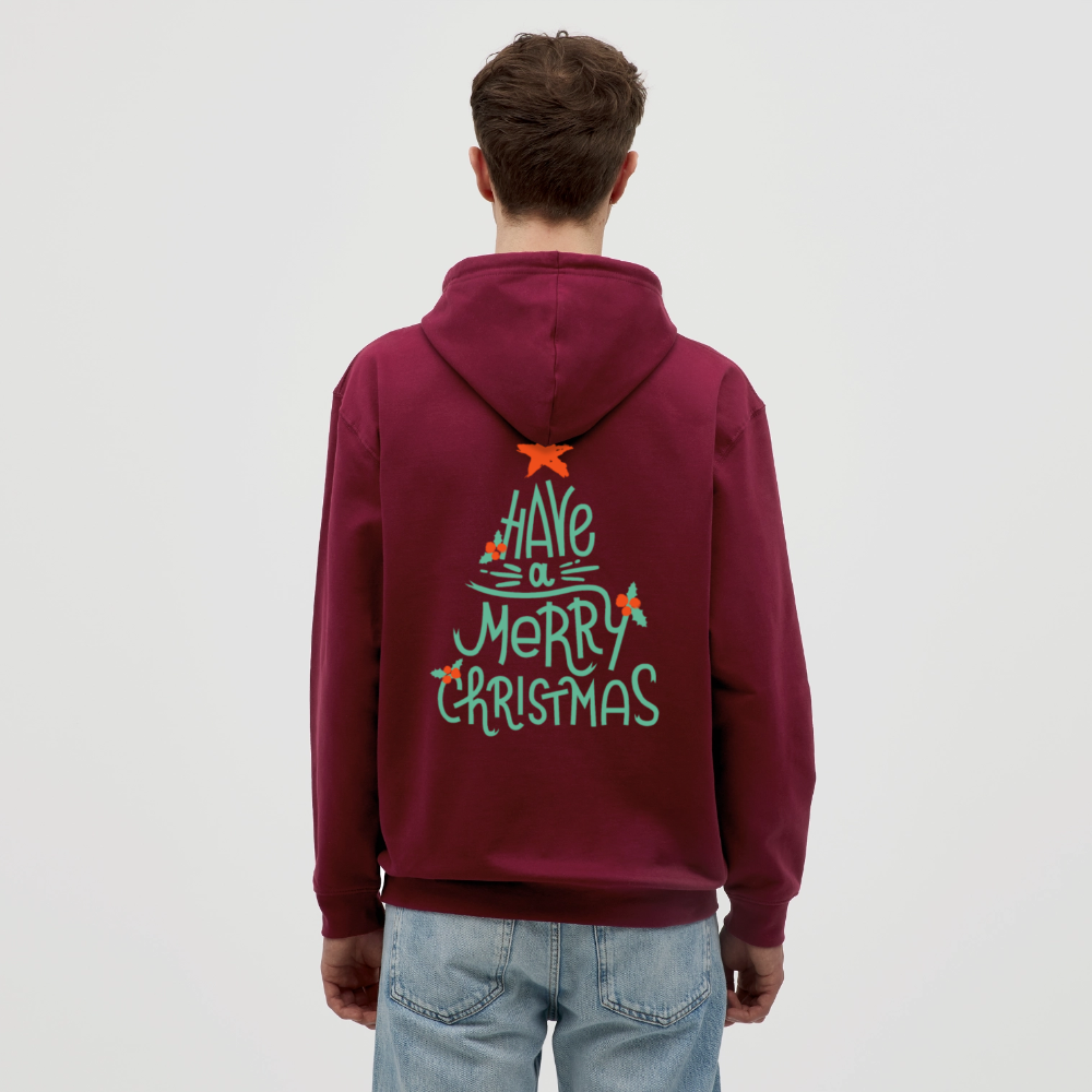 Merry christmas Unisex Hoodie - bordeaux