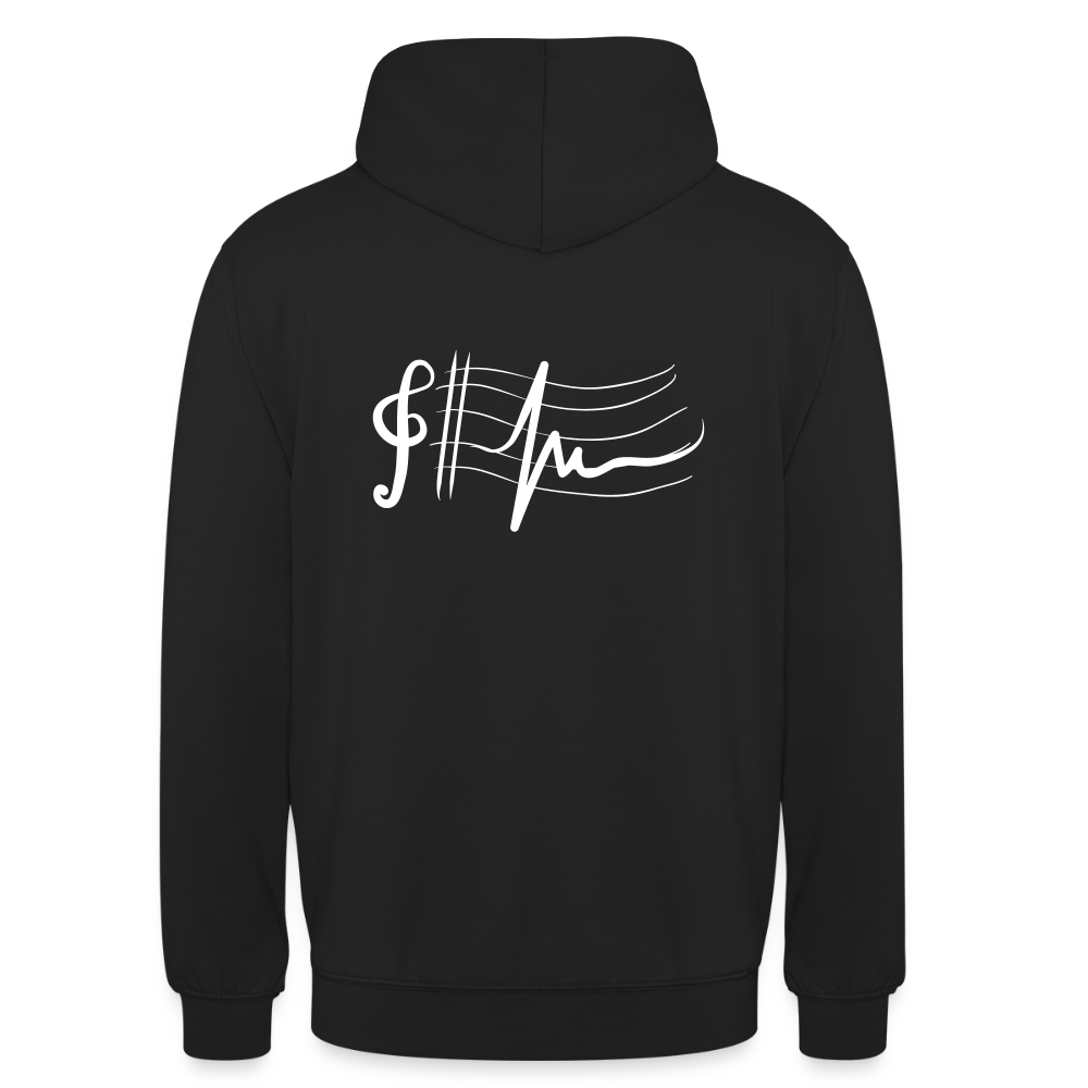 I love music Unisex Hoodie - black