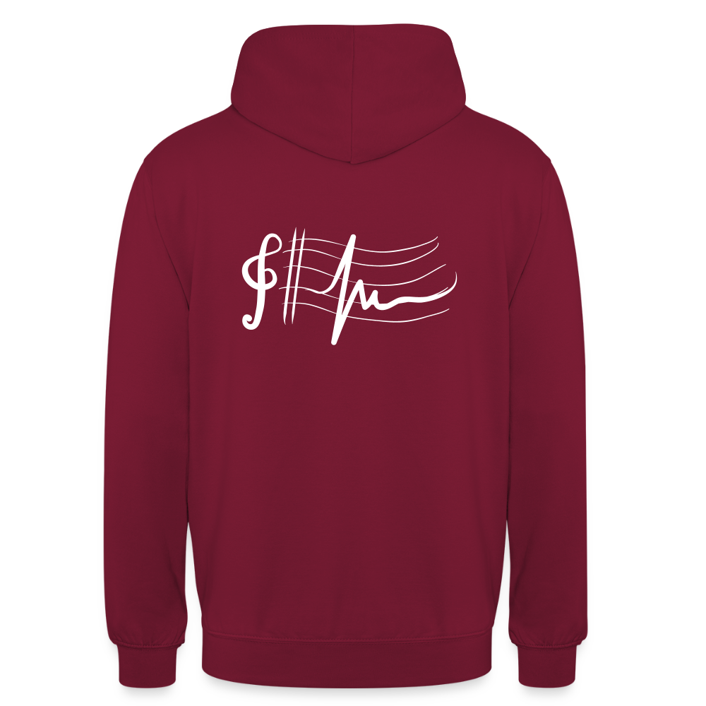 I love music Unisex Hoodie - bordeaux