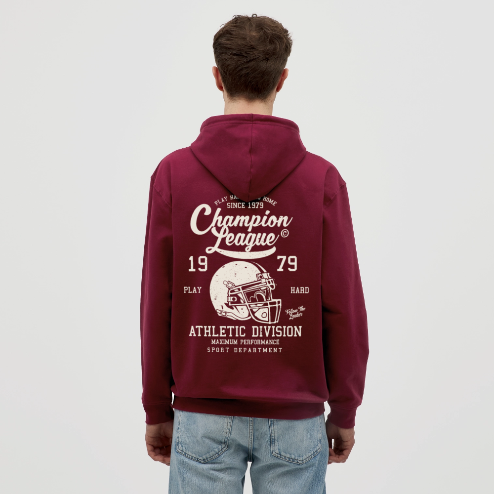 Champion League Unisex Hoodie - bordeaux