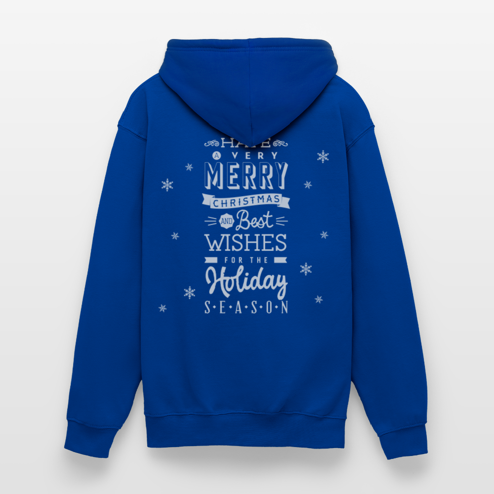 Merry Christmas Unisex Hoodie - bright royal