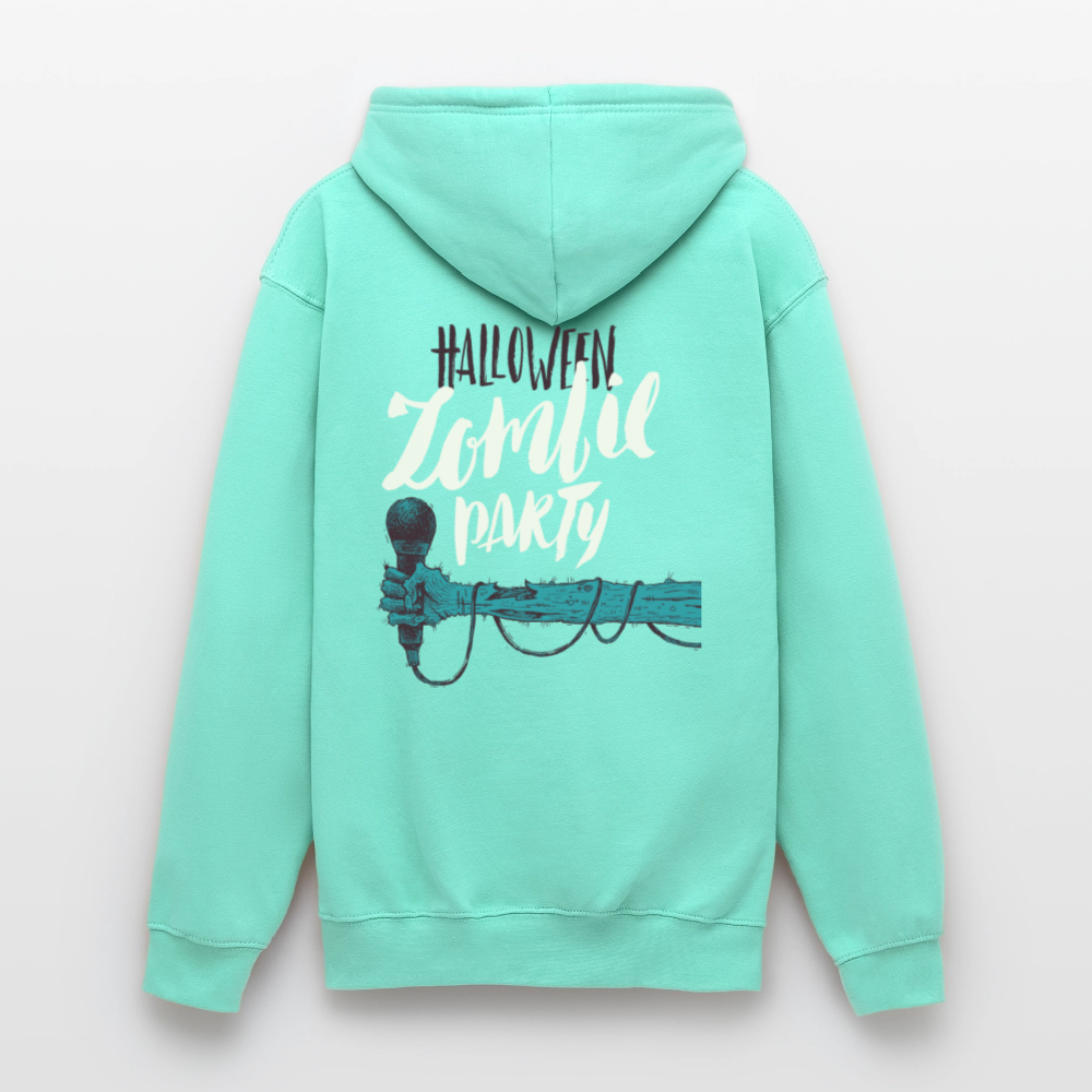 Halloween zombie party Unisex Hoodie - mint