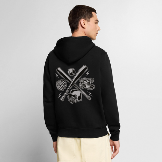 Champion Baseball Men's Premium Hooded Jacket - black