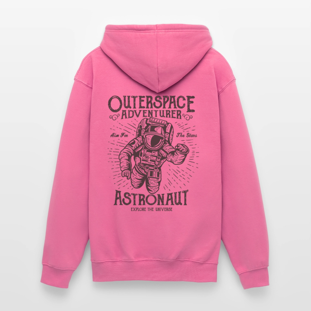Astronaut Design Unisex Hoodie - pink