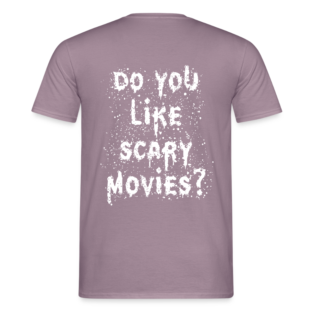 Scary movies Men's T-Shirt - purple-grey 