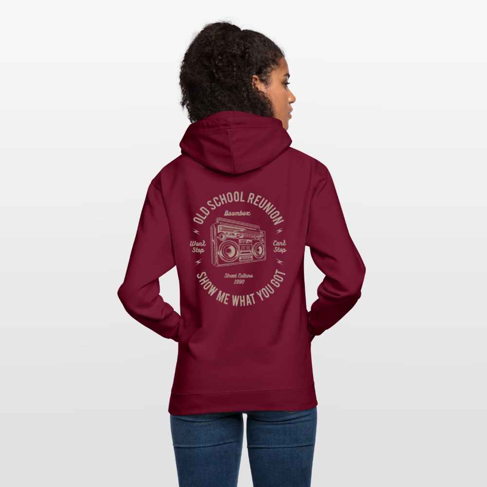 Old school reunion Unisex Hoodie - bordeaux